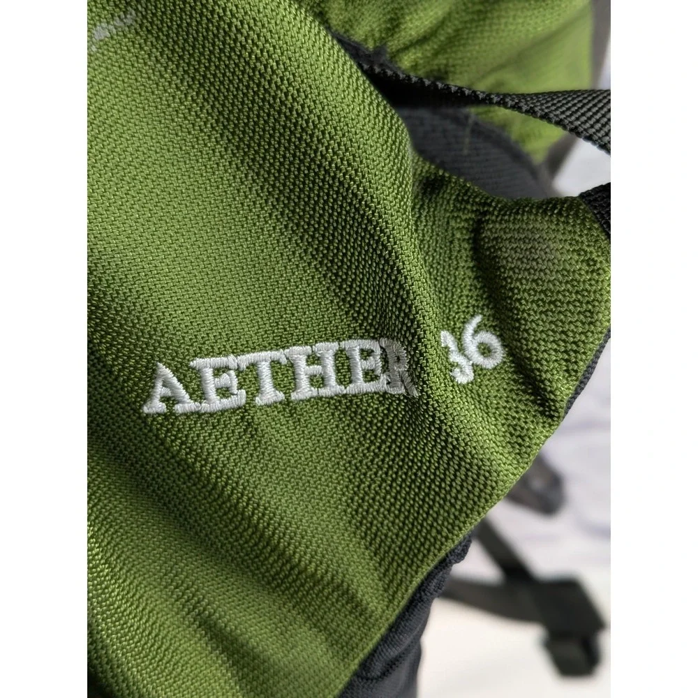 HTF! AETHER 36🇺🇸Osprey Backpack Green Made in Colorado Hiking Camping‎ *READ*